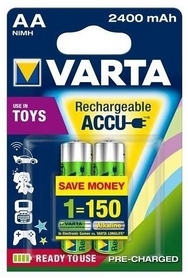Аккумуляторы Varta TOYS Accu AA 2400 mAh Bli 2 Ni-Mh (56786101402)
