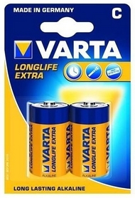 Батарейки Varta Longlife C Bli 2 Alkaline (04114101412)