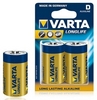 Батарейки Varta Longlife D Bli 2 Alkaline (04120101412)