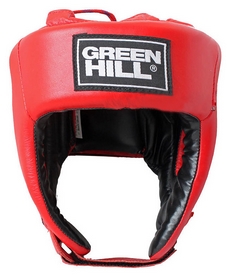 Шлем боксерский с печатью ФБУ Green Hill UBF, красный (HGT-9411L)