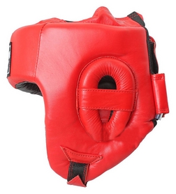 Шлем боксерский с печатью ФБУ Green Hill UBF, красный (HGT-9411L) - Фото №2