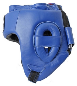 Шолом боксерський з печаткою ФБУ Green Hill UBF, синій (HGT-9411L) - Фото №2