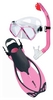 Набор для плавания детский Mares Allegra Pirate (маска, трубка, ласты), розовый, (410773/PK)