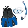Набор для плавания детский Mares Coral Pirate (маска, трубка, ласты), синий (410790/BL)
