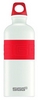 Пляшка для води Sigg CYD Pure White Touch - червона, 0,6 л (8540.50)