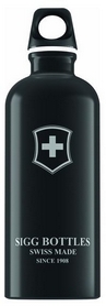 Пляшка для води Sigg Swiss Emblem - чорна, 0,6 л (8319.70)