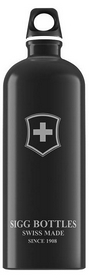Пляшка для води Sigg Swiss Emblem - Black, 1 л (8319.10)