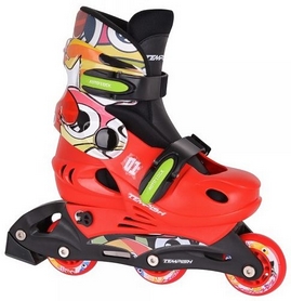 Коньки роликовые раздвижные + шлем и защита Tempish Monster Baby Skate (1000000005) - Фото №3