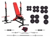 Набор силовой Marbo Sport MS30 (скамья со стойкой + штанга наборная), 167 кг (2392)