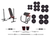 Набор силовой Marbo Sport MH9 (скамья со стойкой + приставка Скотта + штанга наборная), 177 кг (2367)