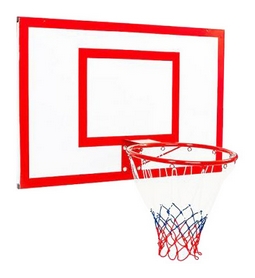 Щит баскетбольный металлический с кольцом и сеткой Newt Jordan, 1200х900 мм (NE-MBAS-3-450G)