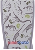 Самокат дитячий триколісний складаний Kiddimoto Fossil U-Zoom, білий (SKB-57-24) - Фото №5