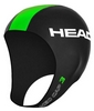 Шапка для триатлона неопреновая Head Neo Cap - черно-зеленая (455116 LM)
