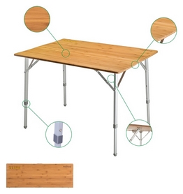 Стол раскладной KingCamp Bamboo Folding table (KC3928) - Фото №3