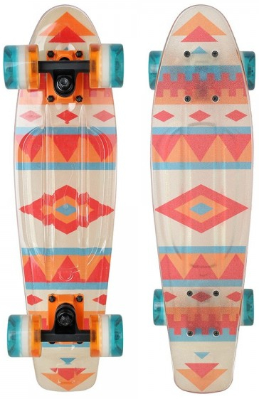 

Мини-круизер (пенниборд) Tempish Buffy 3xFlash Aztec (1060000780), Оранжевый