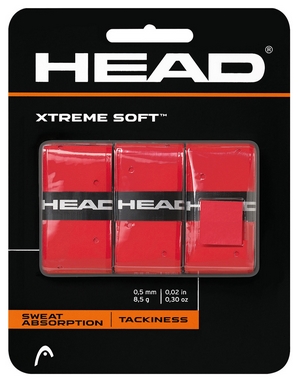 Намотка для теннисной ракетки Head 285104 XtremeSoft Grip Overwrap, dozen 2018, красный (724794482124)