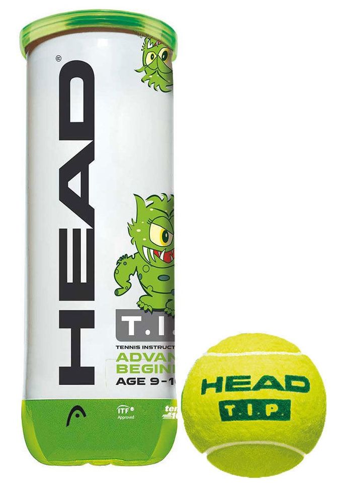

Мячи для большого тенниса ТН Head 18 578113 3B Head Tip green - 6DZ, 3 шт (72489781336), Зеленый