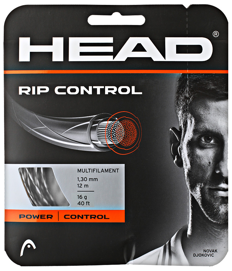 

Струна теннисная для ракетки Head RIP Control Set17 - черная (281099), Черный