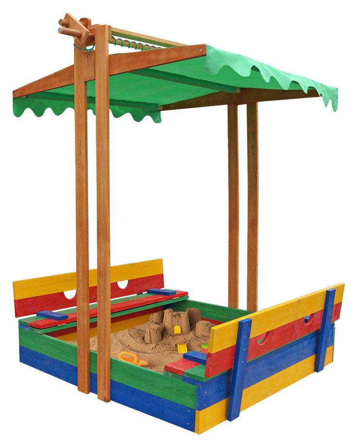

Песочница деревянная SportBaby SB-pesoch-10, Разноцветный