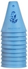 Конусы для слалома Powerslide Cones 908009/blue - голубые, 10 шт (4040333327166)