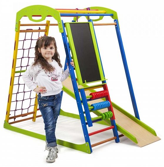 

Комплекс спортивный детский SportBaby SportWood Plus, Разноцветный