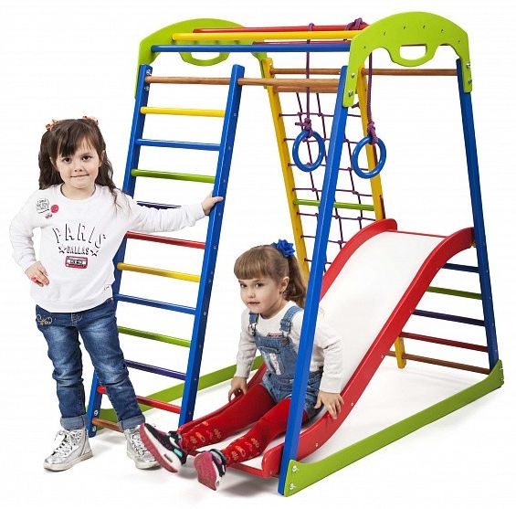 

Комплекс спортивный детский SportBaby SportWood Plus 1, Разноцветный