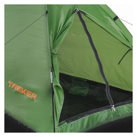 Палатка двухместная Treker MAT-100, зеленая - Фото №3