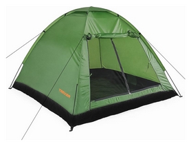 Палатка трехместная Treker MAT-107, зеленая