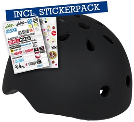 Шлем для катания на роликах Powerslide Allround Kids, черный (40403334853-906023)
