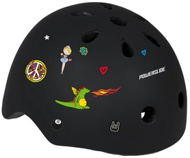 Шлем для катания на роликах Powerslide Allround Kids, черный (40403334853-906023) - Фото №6