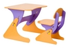 Комплект детский (столик + стульчик) с регулировкой по высоте SportBaby, фиолетовый (KinderSt-8)
