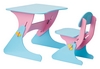 Комплект детский (столик + стульчик) с регулировкой по высоте SportBaby, розовый (KinderSt-3)