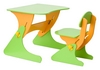 Комплект детский (столик + стульчик) с регулировкой по высоте SportBaby, оранжевый (KinderSt-2
