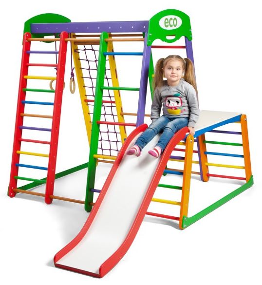 

Комплекс спортивный детский SportBaby Акварелька Plus 1-1 (SB-031-f), Разноцветный