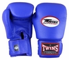Перчатки боксерские Twins Special Muay Thai Boxing Gloves, синие (FP-BGVL3)