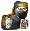 Перчатки боксерские Yokkao Maui Black/Gold Boxing Gloves, черные (FP-FYGL-19-30)
