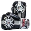Перчатки боксерские Yokkao Official Fight Team Gloves Silver Edition, черно-серые (FP-FYGL-23-31)