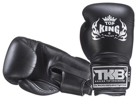 Перчатки боксерские Top King Boxing Gloves Air, черные (FP-TKBGSA) - Фото №2