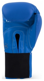 Перчатки боксерские Title Classic Leather Elastic Training Gloves, синие (FP-CTSGV-BL) - Фото №2