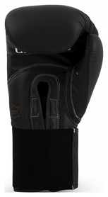 Перчатки боксерские Title Classic Leather Elastic Training Gloves, черные (FP-CTSGV-BK) - Фото №2