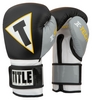 Перчатки боксерские Title Icon I-Tech Training Gloves, черно-серые (FP-IITGE)