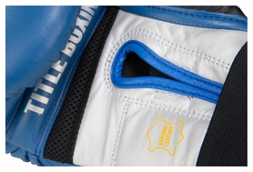 Перчатки боксерские Title Gel World V2T Training Gloves, синие (FP-GTWGEV2T) - Фото №3