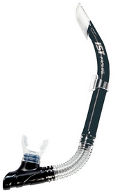 Трубка для дайвинга IST Snorkel SN45-BK, черная (ES115380)