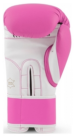 Перчатки боксерские Title Limited Pro Style Leather Training Gloves, розовые (FP-TVVTG2) - Фото №2