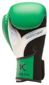 Перчатки боксерские Title Kinetic Aerovent Boxing Glove, зеленые (FP-XTKBG-GN) - Фото №3