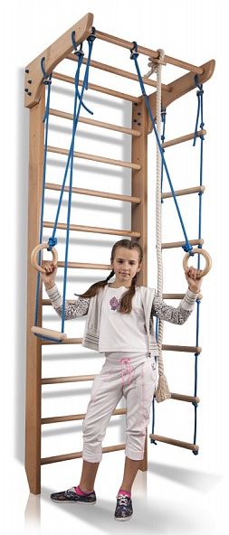 

Уголок спортивный детский SportBaby Bambino 2-240 см, Коричневый
