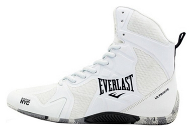 Боксерки Everlast Ultimate Boxing Shoes, белые (FP-ELM-94B)
