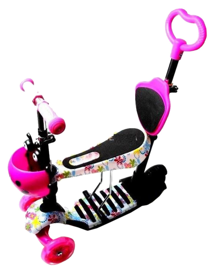 

Самокат трехколесный Scooter 5 in 1 Flowers 2, розовый (3004762