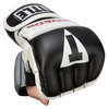 Перчатки снарядные кожаные Title Invade Wristwrap Heavy Bag Gloves, черно-белые (FP-IWHBG)