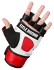 Перчатки снарядные кожаные Title Gel Incensed Wristwrap Heavy Bag Gloves, черно-белые (FP-GIWHBG) - Фото №2
